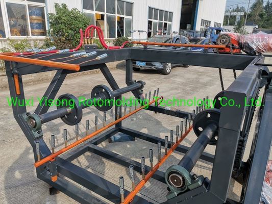 2000L खुली लौ रॉक एंड रोल मशीन घूर्णी मोल्डिंग उपकरण निर्माता